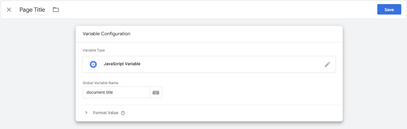 variable configuration